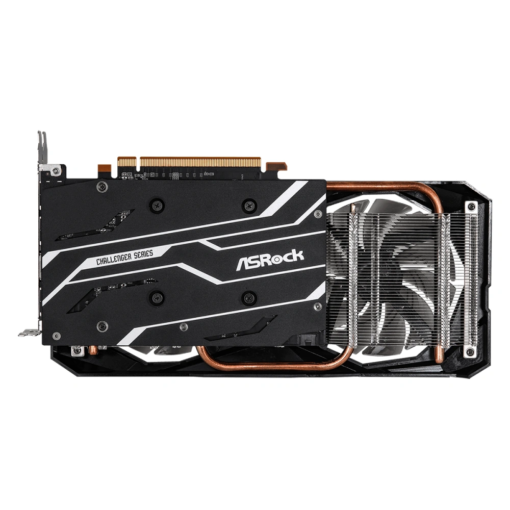 ASRock Graphic Card RX 6600 8GB DDR6 Challenger D Gaming Dual Fan view 2